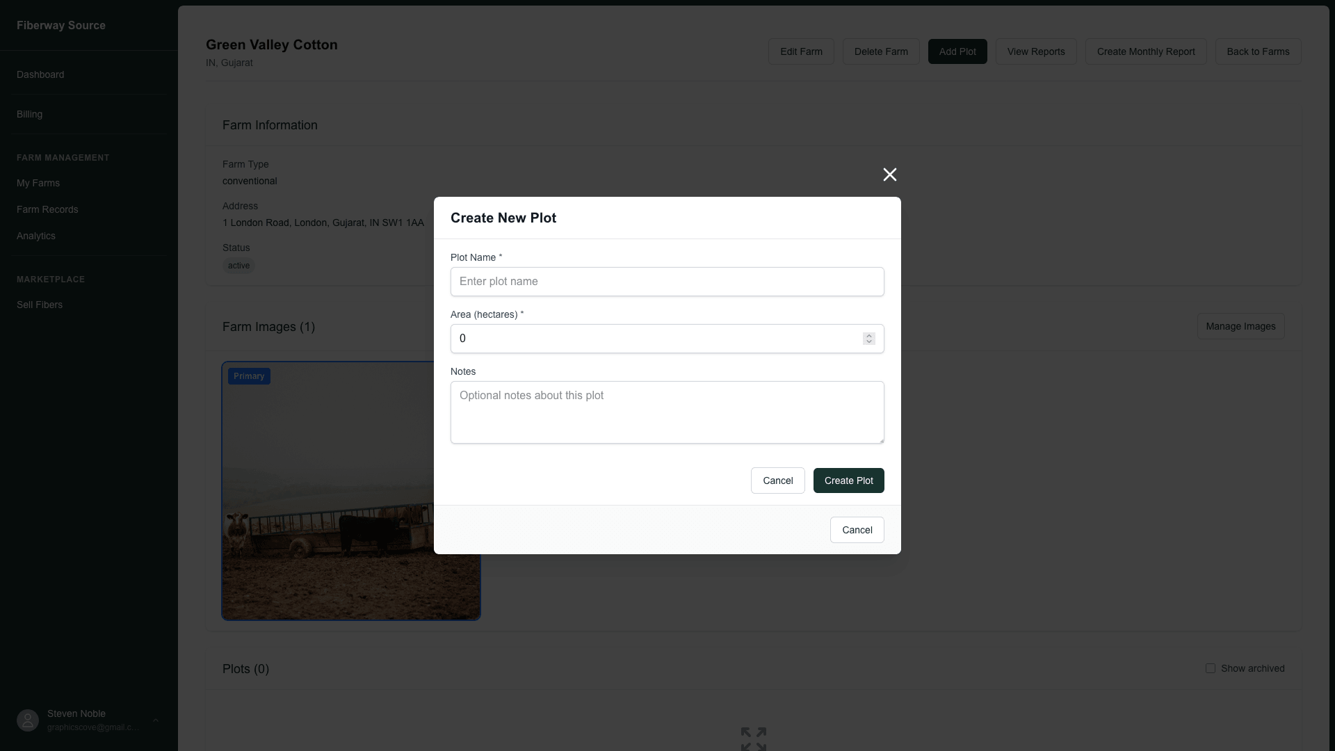 Add farm plot — product narrative, scoring system and contextual storytelling