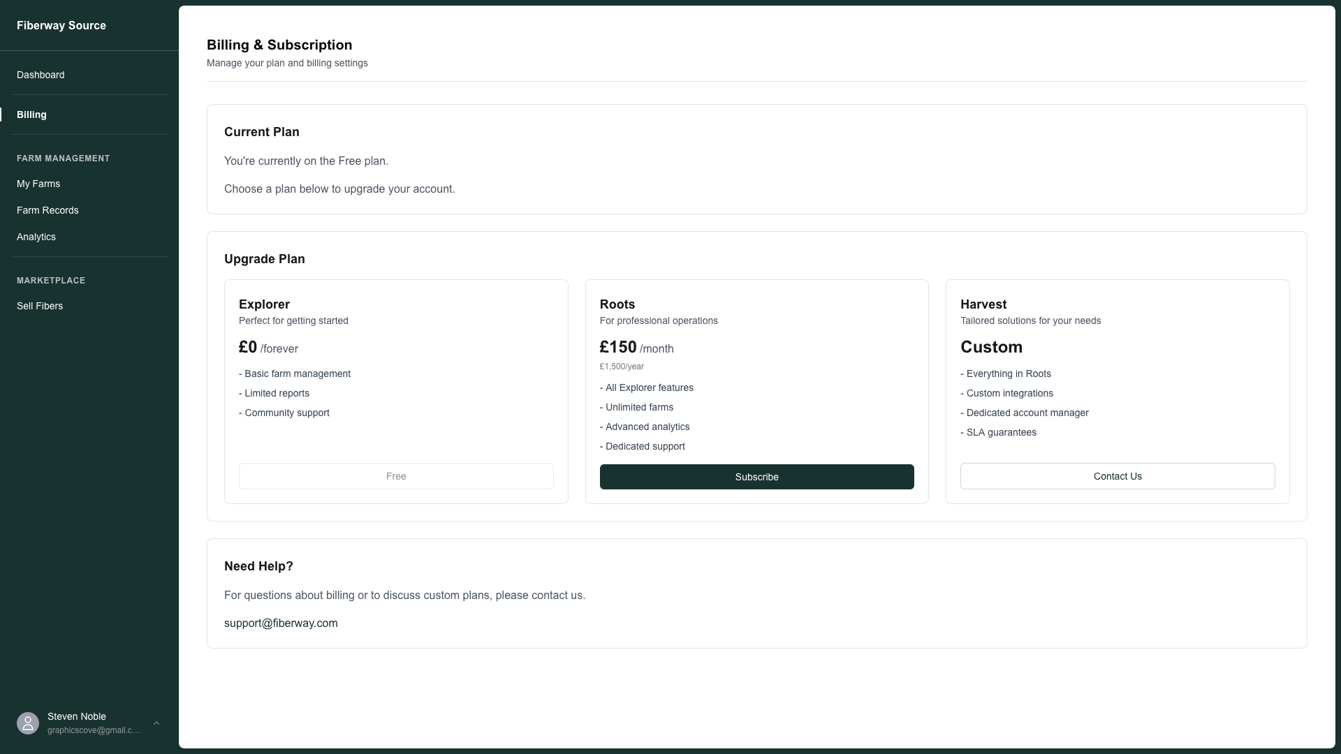 Billing and subscriptions — product narrative, scoring system and contextual storytelling