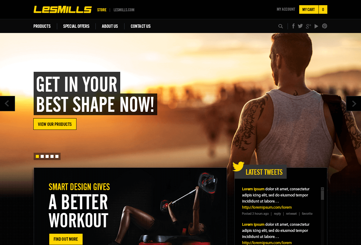 Les Mills website