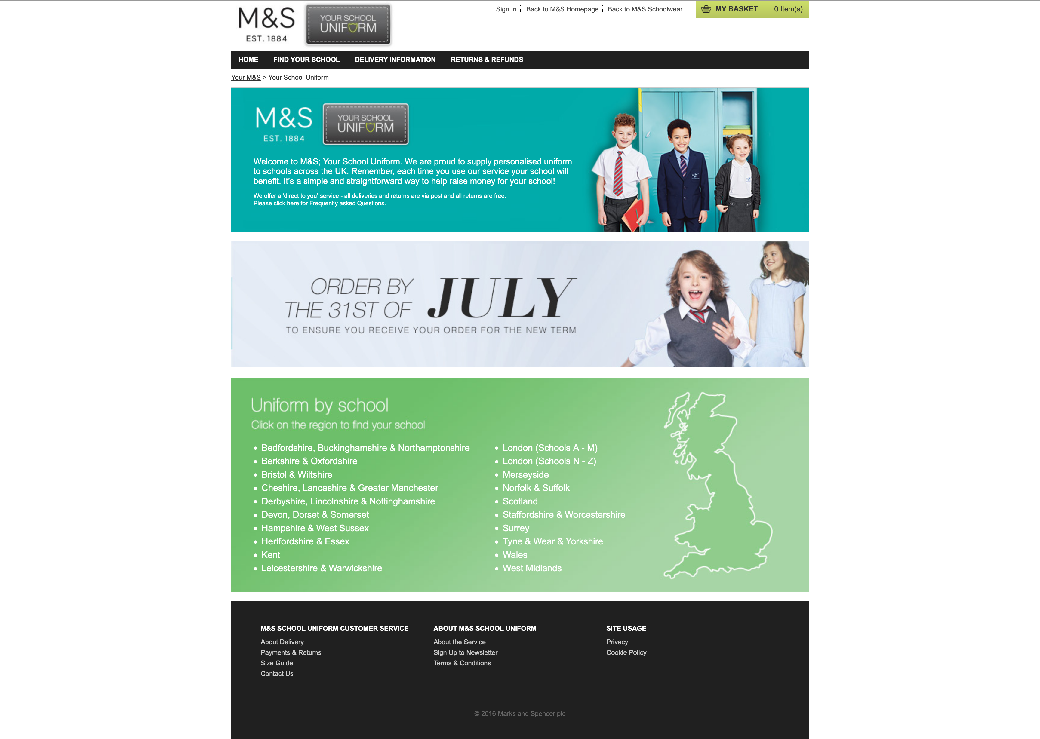 Homepage — county-led entry point