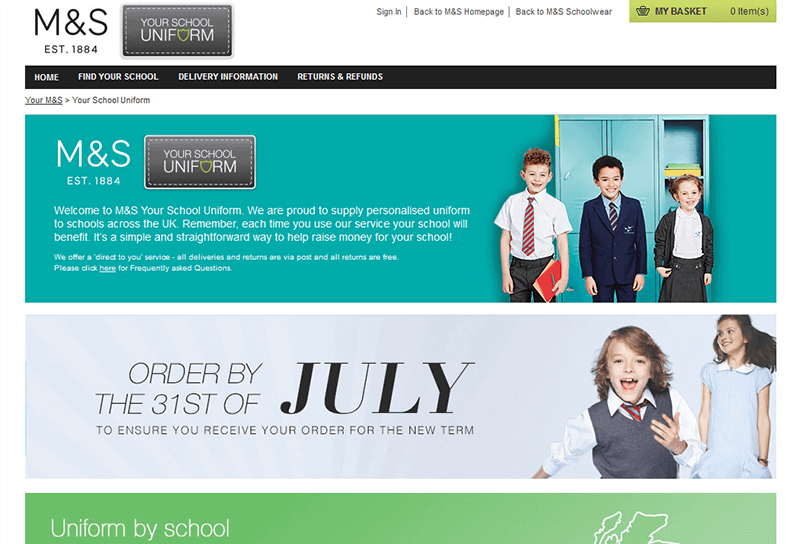 M&S Your School Uniform – cover image