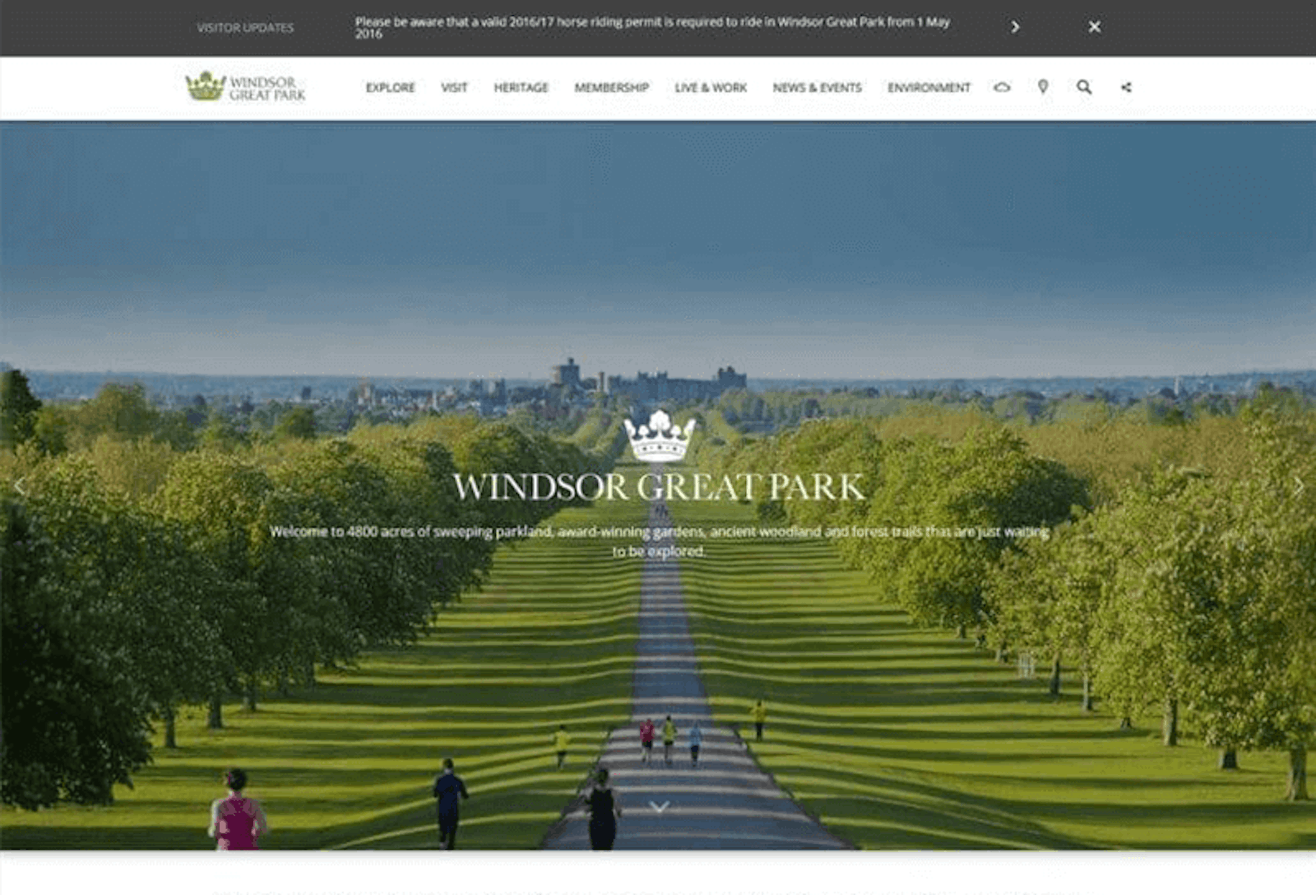 Windsor Great Park website